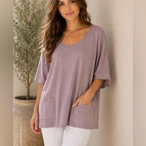 NWT Colette Taldra Short Sleeve Top Size 16